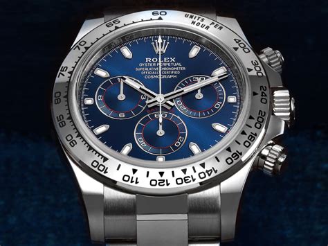 rolex daytona full silver grey dial|Rolex daytona blue dial price.